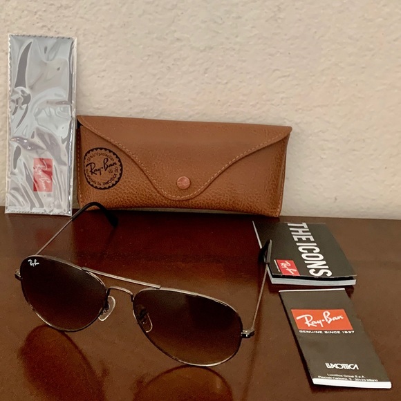 Ray-Ban Aviator Sunglasses 58mm Unisex Brand New - Picture 11 of 13